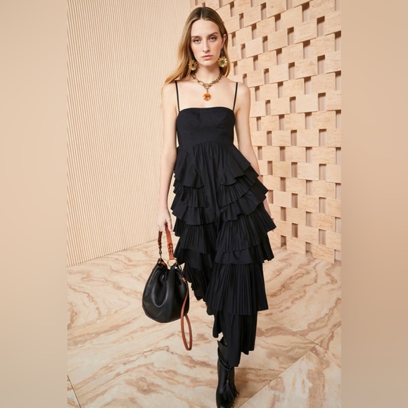 Ulla johnson Avery in Noir Sz 6 - Picture 4 of 5